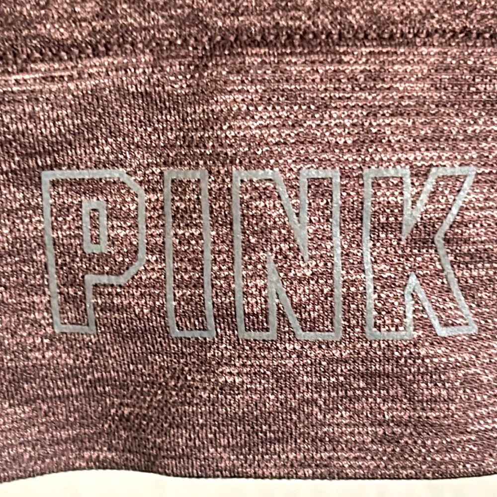 VS PINK SEAMLESS LIGHTLY LINED ATHLETIC SPORTS WORKOUT BRA - Picture 8 of 12